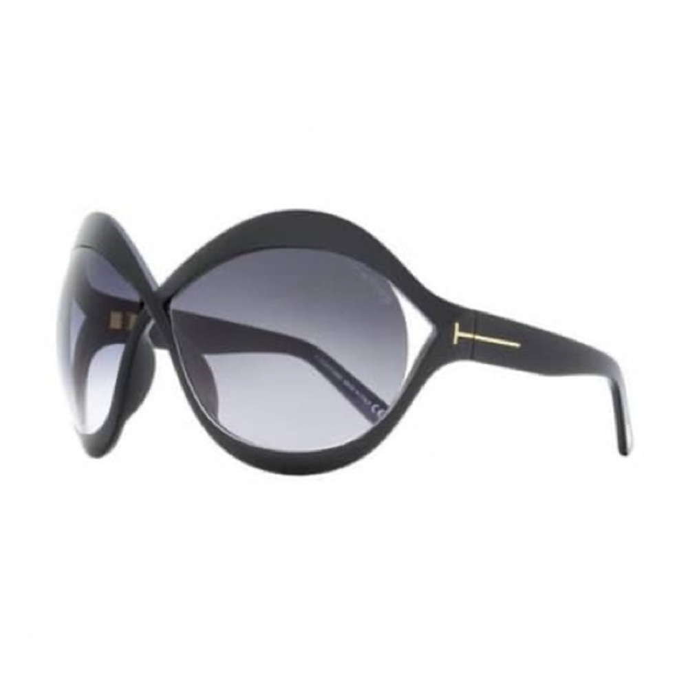 Tom Ford Carine-02 TF902 TF 902 01B Black Sunglasses 71-11-110 - Picture 3 of 11